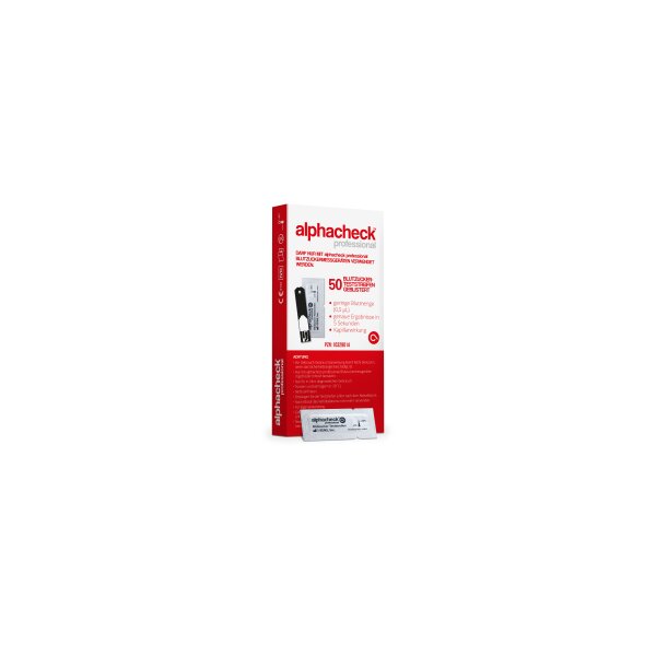 BM - Alphacheck professional, Blutzuckerteststr.