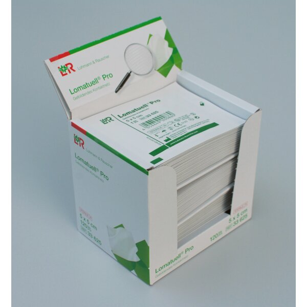Lomatuell® Pro, Gelbildendes Kontaktnetz, 5 x 5 cm