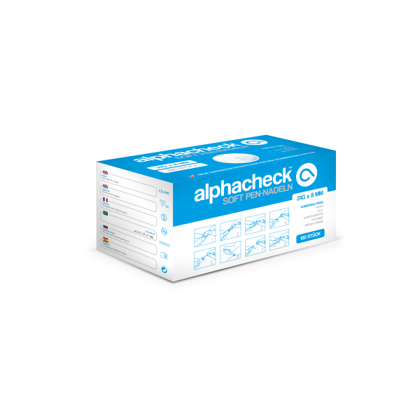 BM - Alphacheck Soft Pen-Nadeln, 31G x 8mm