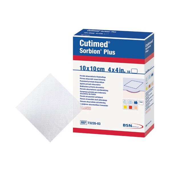 Cutimed® Sorbion® Plus, Wundkontaktschicht, 20x20cm