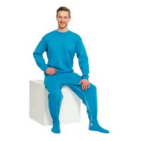 SUPRIMA Pflegeoverall 4709 Gr.M Fußteil petrol