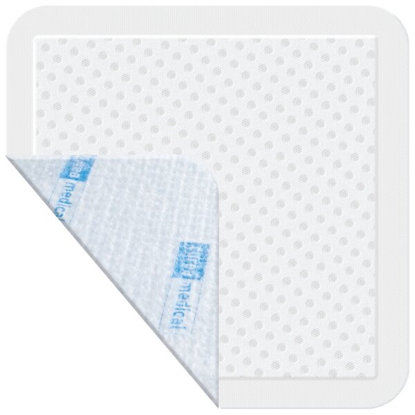 CUREA P1 superabsorb.Wundauflage 5,5x7,5 cm