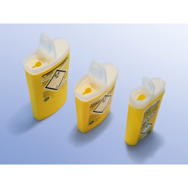 SHARPSAFE Abwurfbehälter 0,45 l Nadel u.Insulinpen