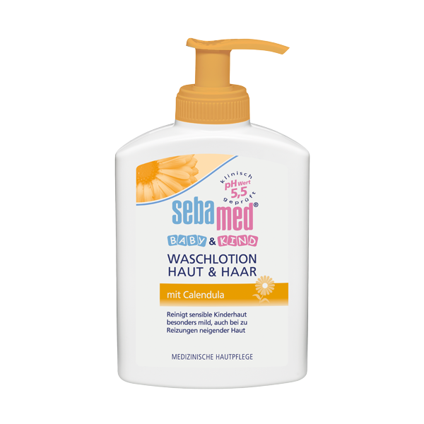 Sebamed® Calendula Waschlotion, Haut & Haar, 200ml