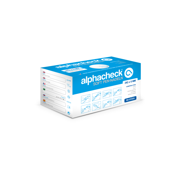 BM - Alphacheck Soft Pen-Nadeln, 31G x 6mm