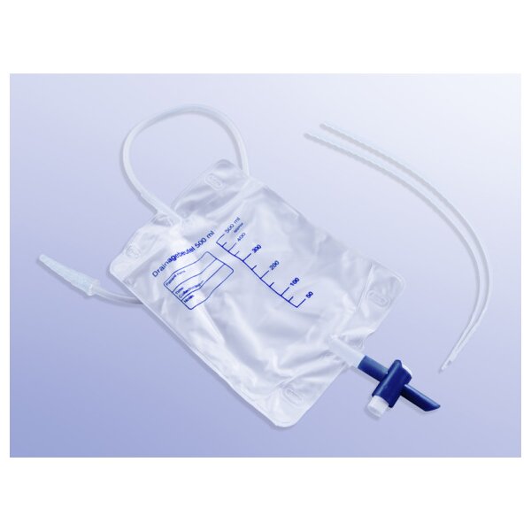 PASSIV-Drainage-Beutel 500 ml Ch 6-18
