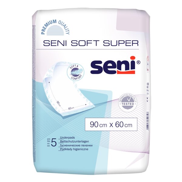 Seni Soft Super Bettschutzunterlage 90x60 cm