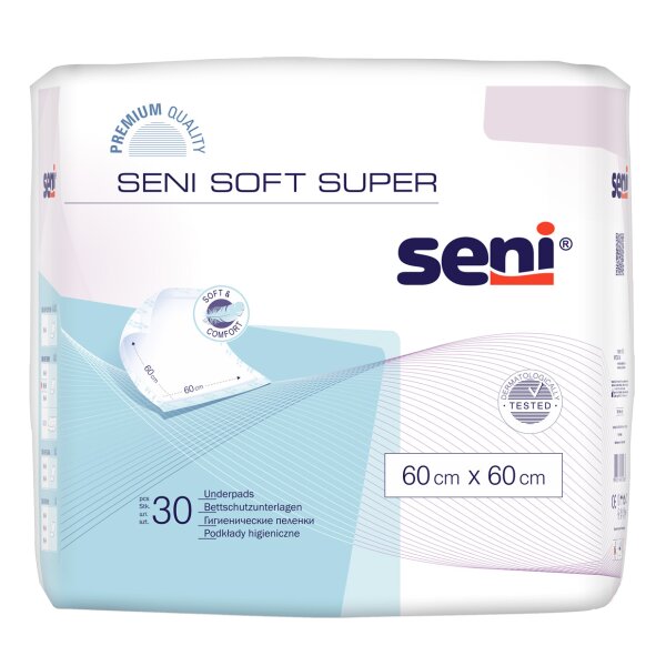Seni Soft Super Bettschutzunterlagen, 60 x 60cm