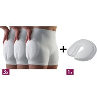 SUPRIMA Hüftprot.3er Set SAFEHIP Clas.XL m.P.weiß