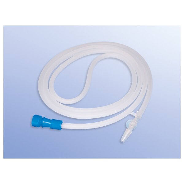 SAUGSCHLAUCH Trichter/Fingertip 250cm Ch 25