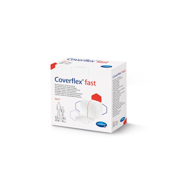 Coverflex® fast, rot, Gr.1, 3,5cm x 10m