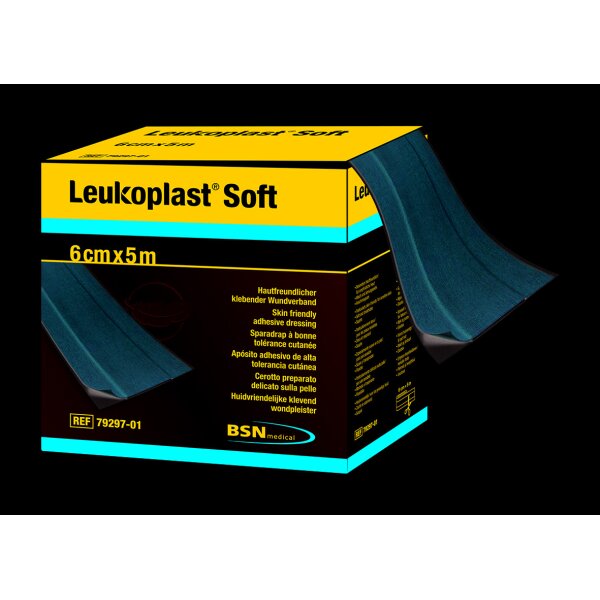 Leukoplast® soft Pflaster 8 cm x 5 m Rolle
