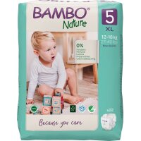 Bambo® Nature, Babywindel XL Gr.5 12-18 KG
