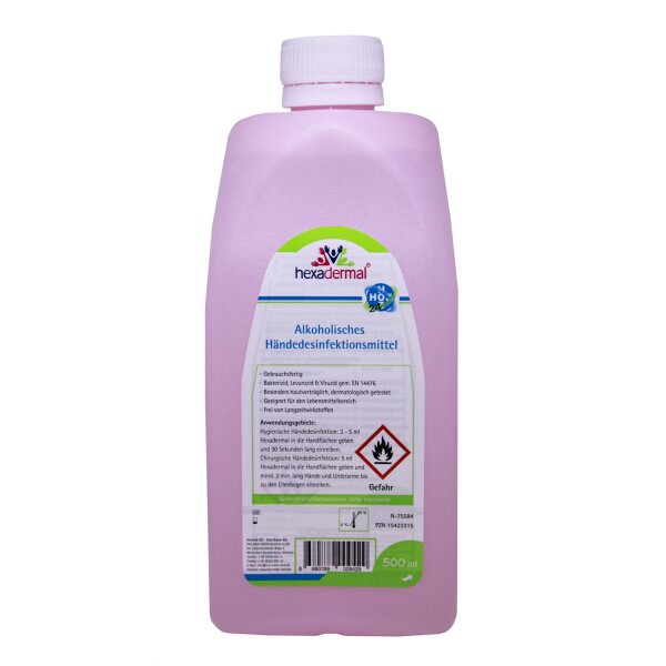 Hexadermal® 500ml alkohol. Händedesinfektion