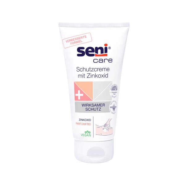 Seni Care Hautschutzcreme mit Zinkoxid, 150 ml
