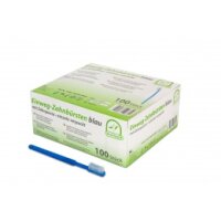 Medi-Inn® Einmalzahnbürsten mit Paste, blau