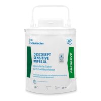DESCOSEPT Sensitive Wipes alkohl.Schnelldesinf. XL